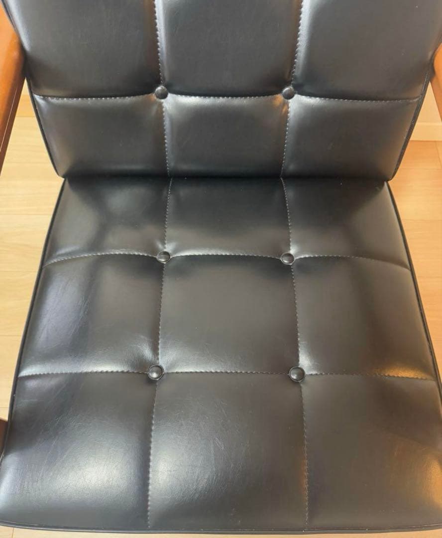 カリモク60 Kチェア　1シーター　ブラック