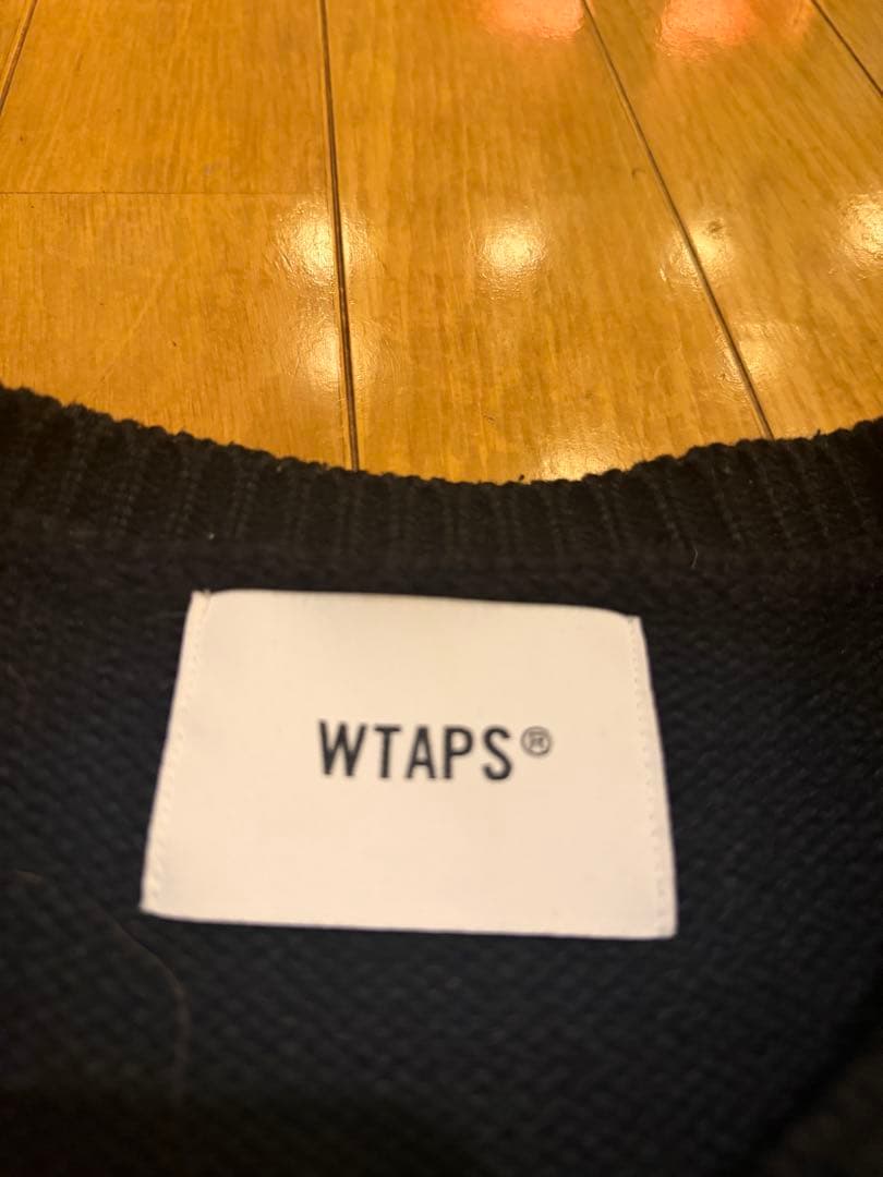 WTAPS ブラック ニットセーター