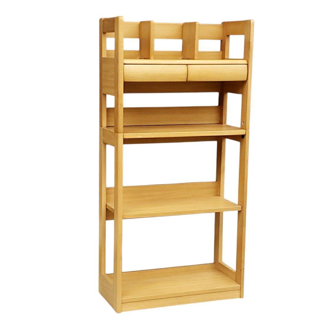 【美品】KOIZUMI オープンシェルフ 引出し2杯 書棚 デスクシェルフ