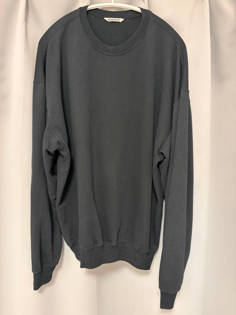 オーラリー スウェット SUPER SOFT SWEAT BIG P/O 2着