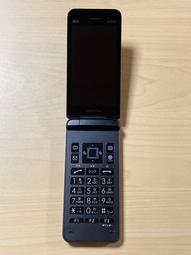 希少 GRATINA KYF44 カメラレス au SIMフリー 法人 U3