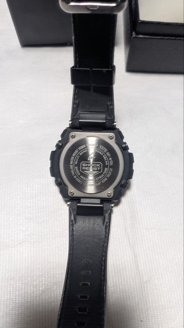 G-SHOCK 電波　GST-W120L-1AJF G-STEEL タフレザー