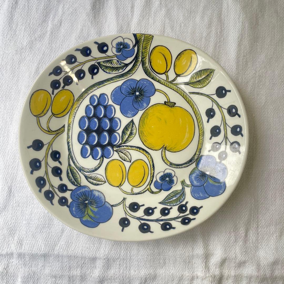 2枚おまとめ！レア！旧カラーロゴ　アラビア　パラティッシ　オーバル 25cm