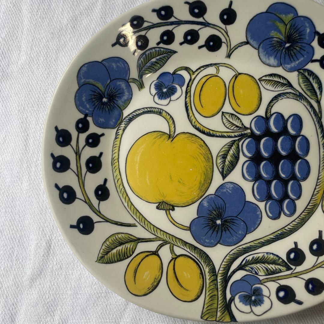 2枚おまとめ！レア！旧カラーロゴ　アラビア　パラティッシ　オーバル 25cm