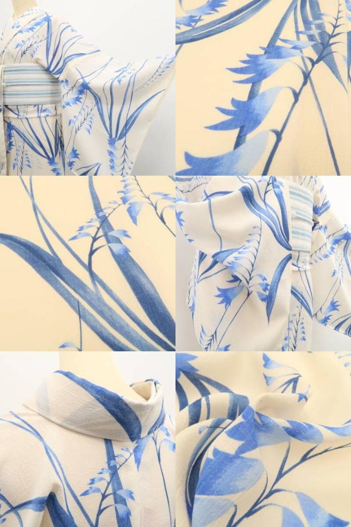 あねさん☆ 新品 セオ・アルファ 加賀友禅 能川光陽 蘭 浴衣 6390