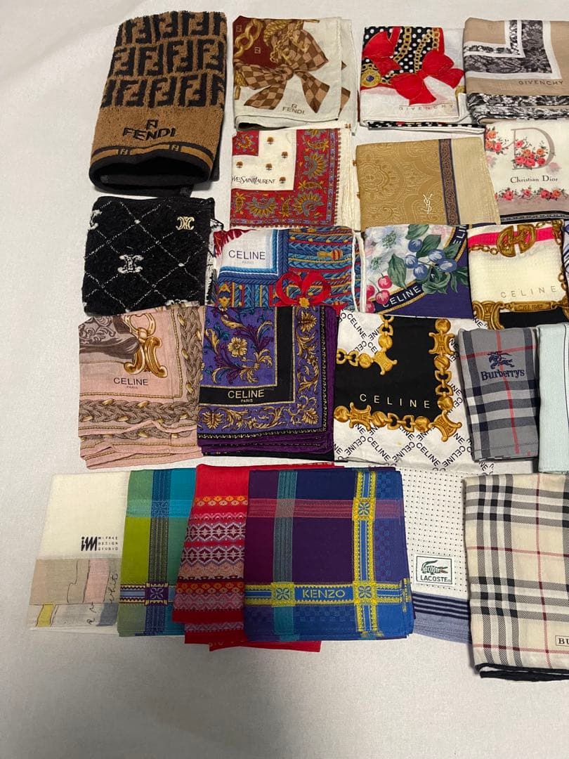 ★新品★33点★まとめ★FENDI★Burberry★Dior★ハンカチ★タオル