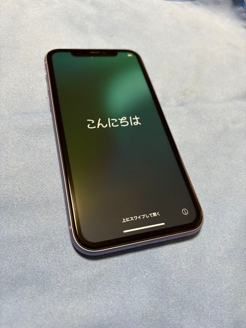 【バッテリー89%】Apple iPhone 11 パープル 　64GB 中古品