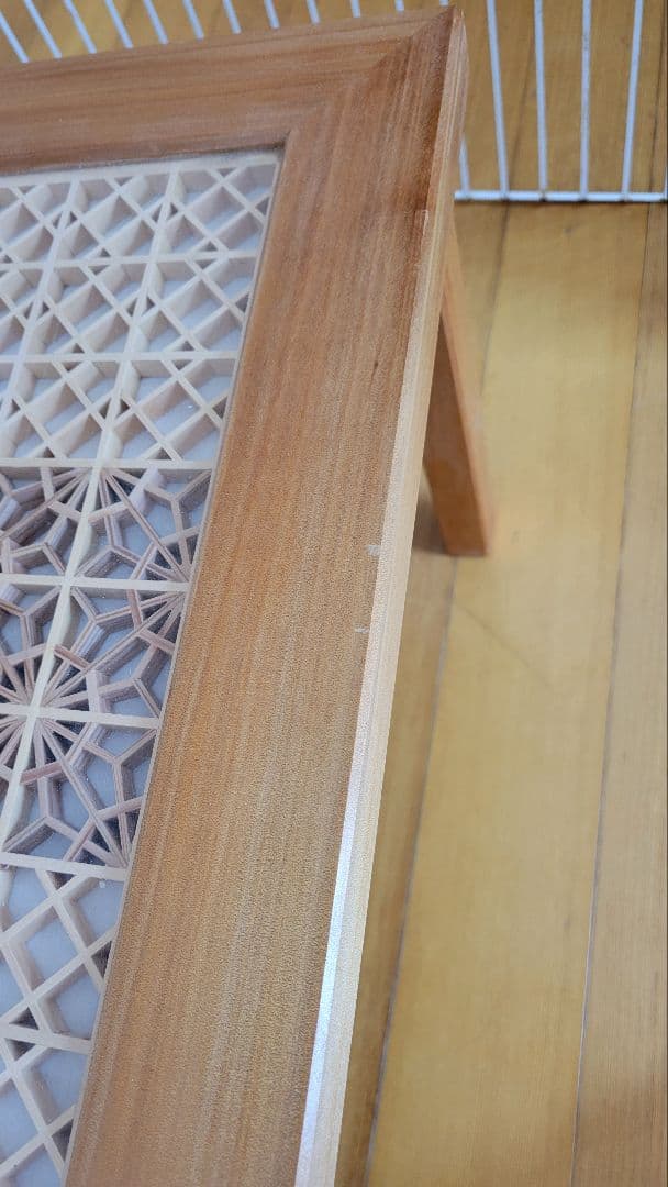 組子　組子細工　テーブル　机