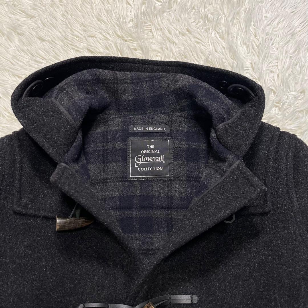 美品✨英国製✨グローバーオール　ダッフルコートチェック裏地　M