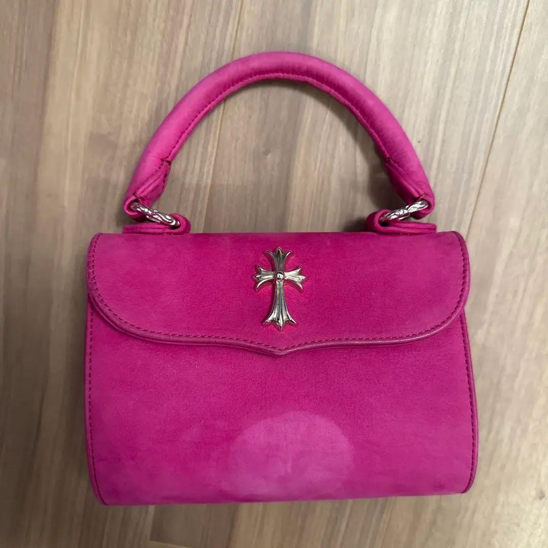 【限定値下げ】CHROME HEARTSクロムハーツ ショルダーバッグ ピンク