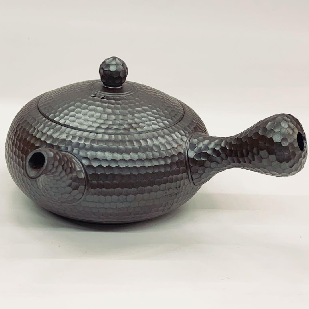 【急須32      1.5号丸極細ダイヤ】三代森伊呂久　共箱