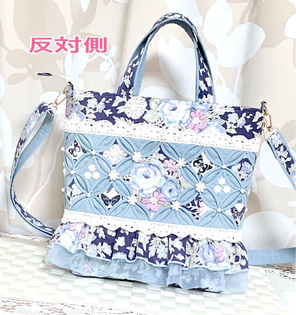 ゆみ❣️ カテドラルウィンドウ リバティ ローズエレン 手刺繍薔薇