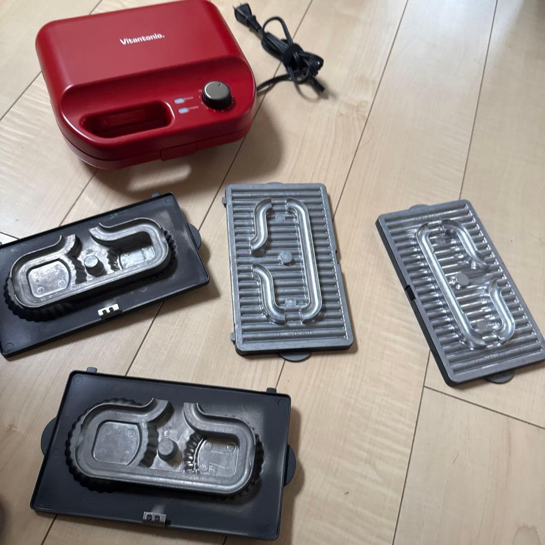 Vitantonio ビタントニオ　ホットプレート 多機能 レッド