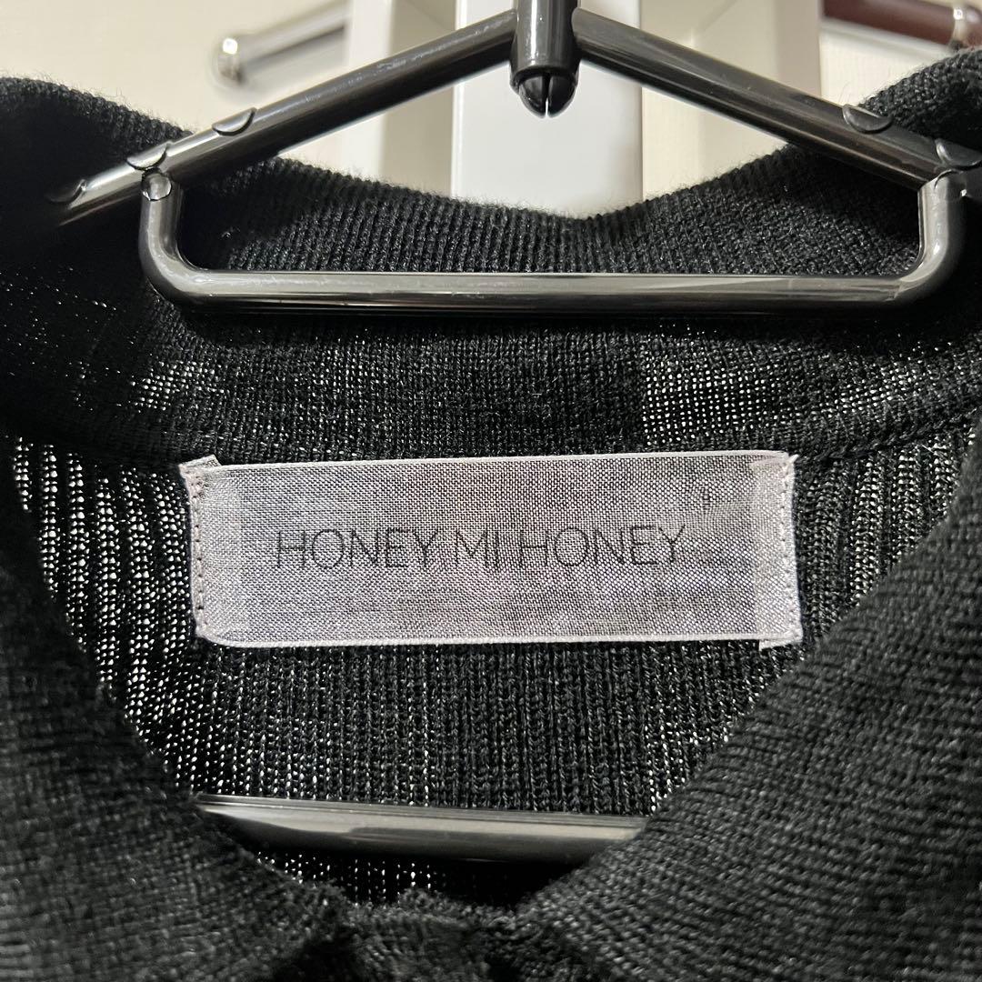 ハニーミーハニー ブラックカーディガン チュール