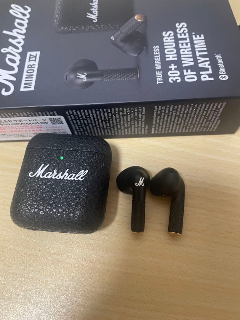 Marshall Minor IV イヤホン 美品 ほぼ未使用 正規品