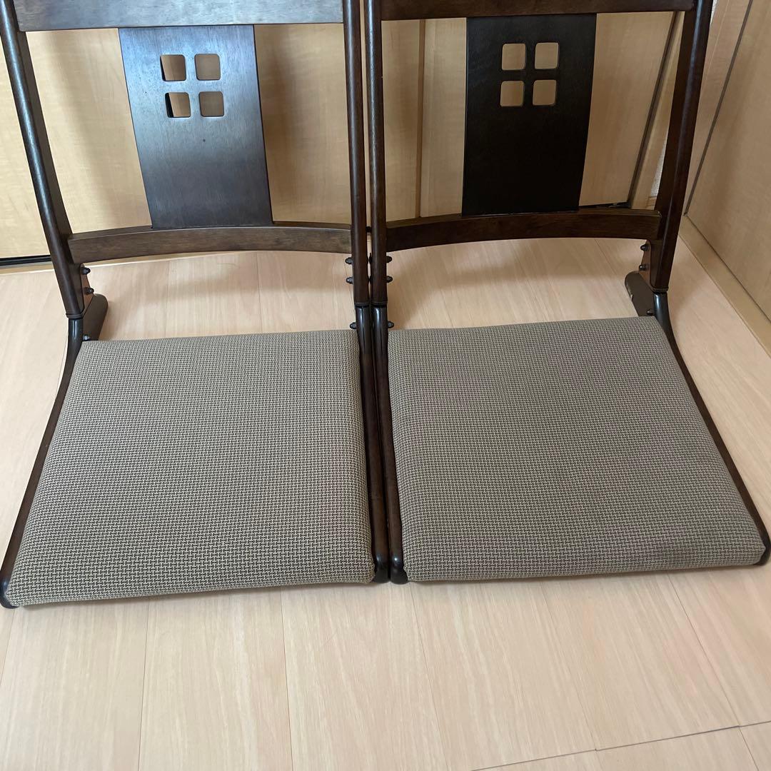 #798 光製作所　HIKARI 座椅子　折りたたみ　和室　4台セット