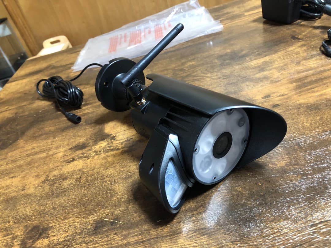 NSK NS-101W モニター&センサーライト機能付カメラセット