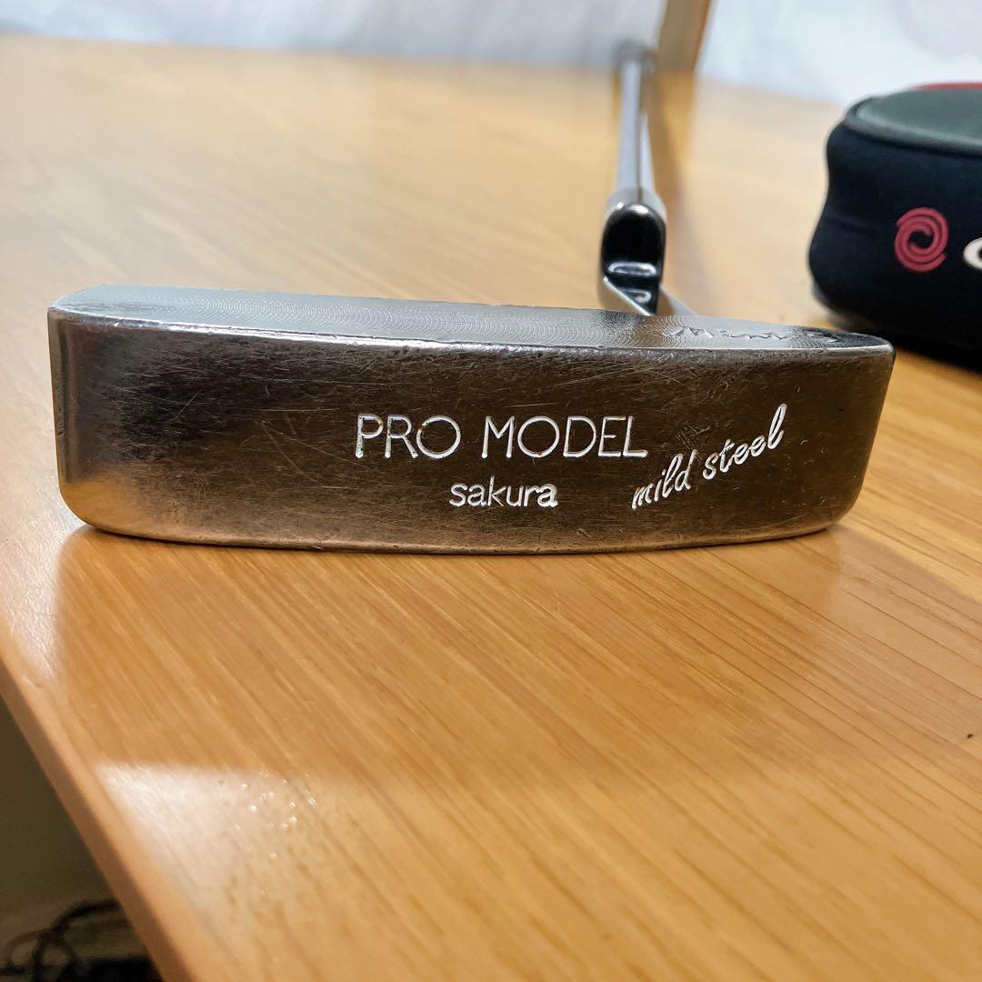 【希少】sakura PRO MODEL ミルド鋼 パター 35インチインチ