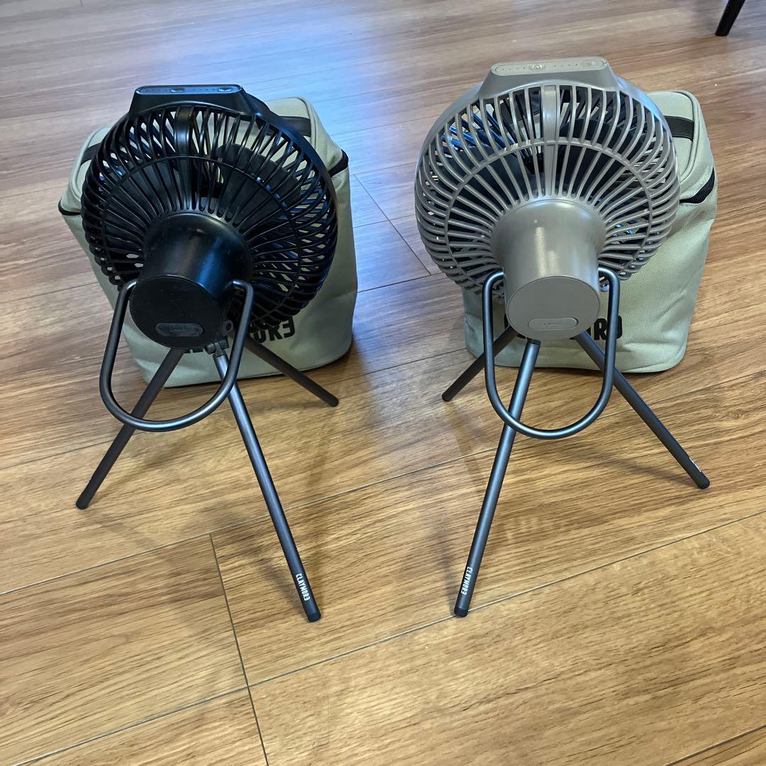 クレイモア v600 ＋ 扇風機 ファン　2個セット　収容バッグ付