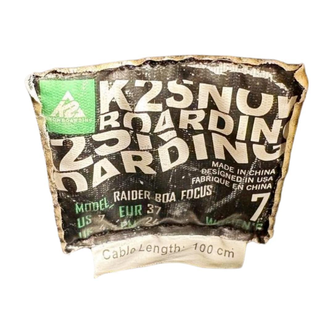 ⭐️ダブルボア⭐️K2 RAIDER BOA FOCUS スノーボードブーツ
