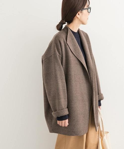 ꕤアーバンリサーチドアーズ/ウールリバーミドルガウンコート