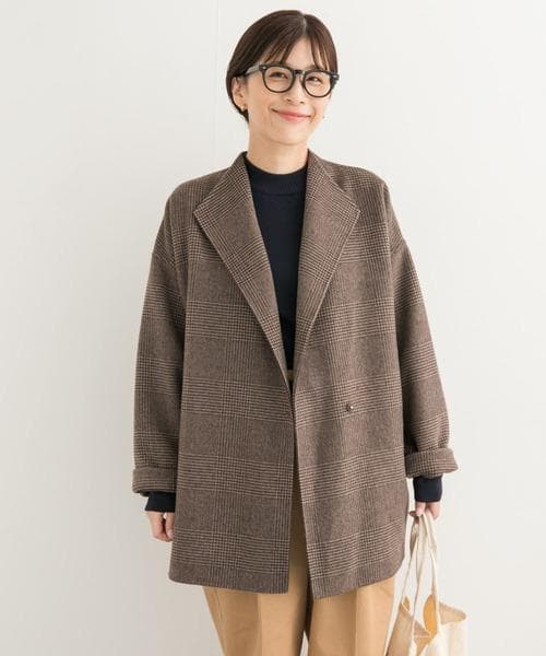 ꕤアーバンリサーチドアーズ/ウールリバーミドルガウンコート