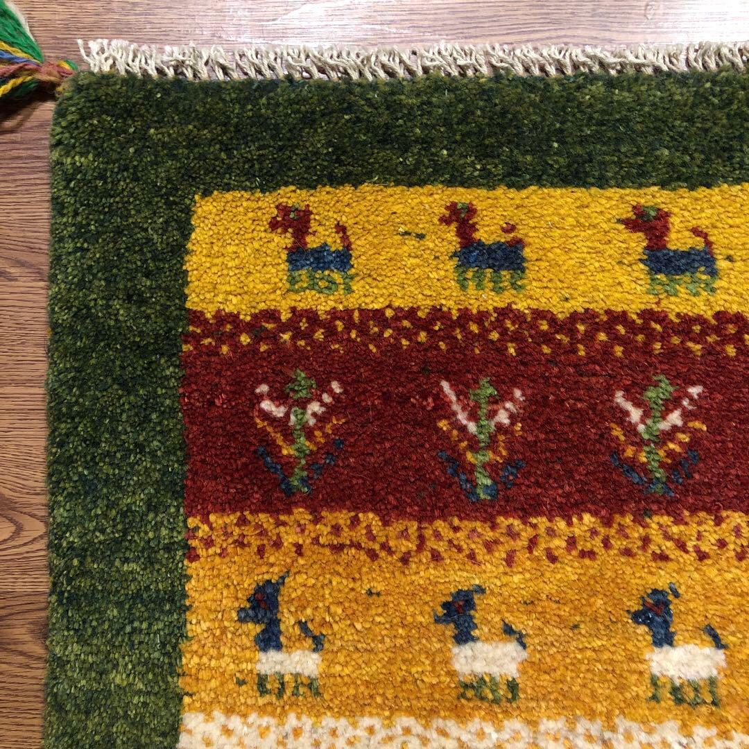 ペルシャギャッベ (ギャベ) ギャッベ 玄関マット No.2327