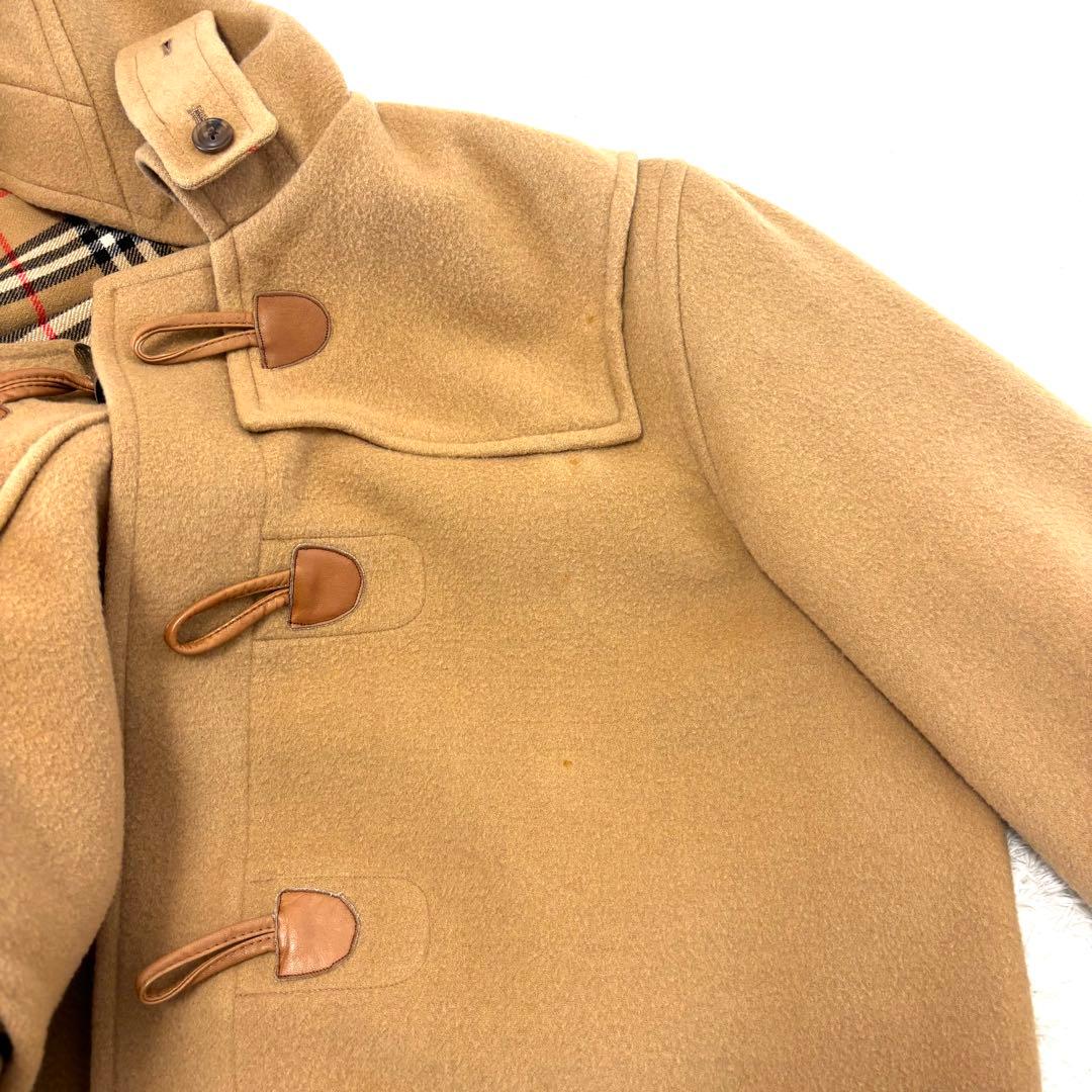Burberry ダッフルコート カシミヤ ノバチェック キャメル