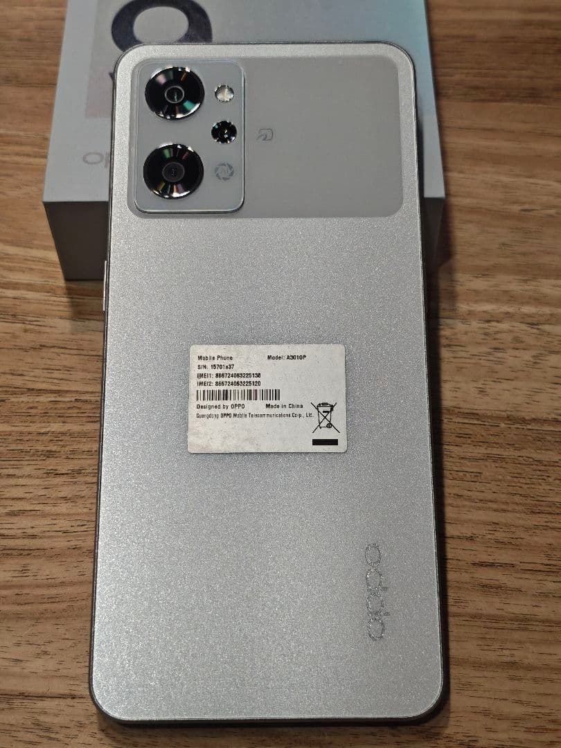 OPPO Reno9 A 本体　美品