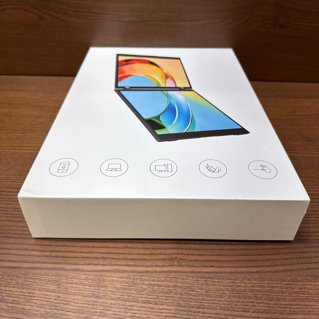 デュアル モバイルモニター 15.6インチ FHD1080P 2画面モニター 折