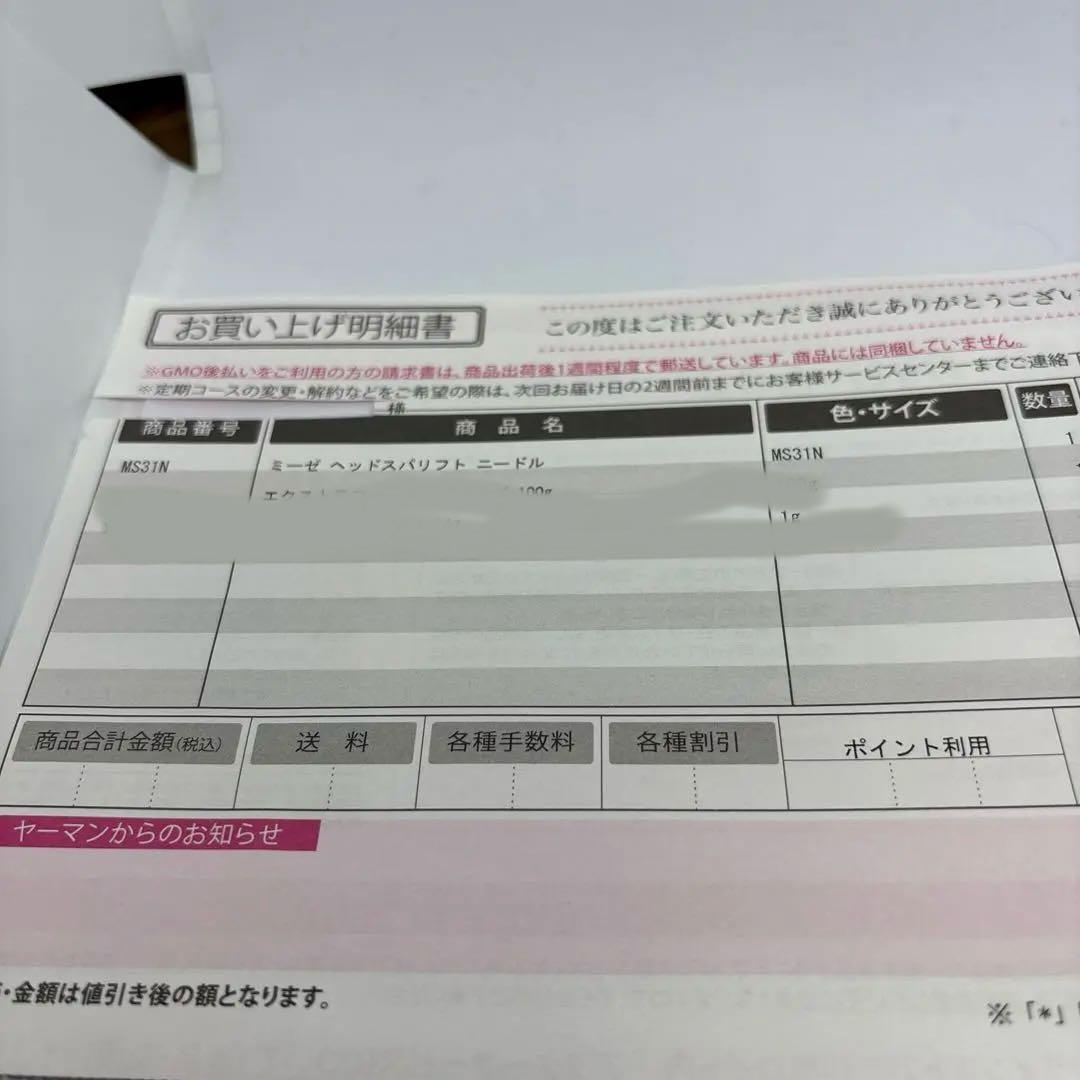 ミーゼニードルヘッドスパリフト　MS-31N 保証書付き