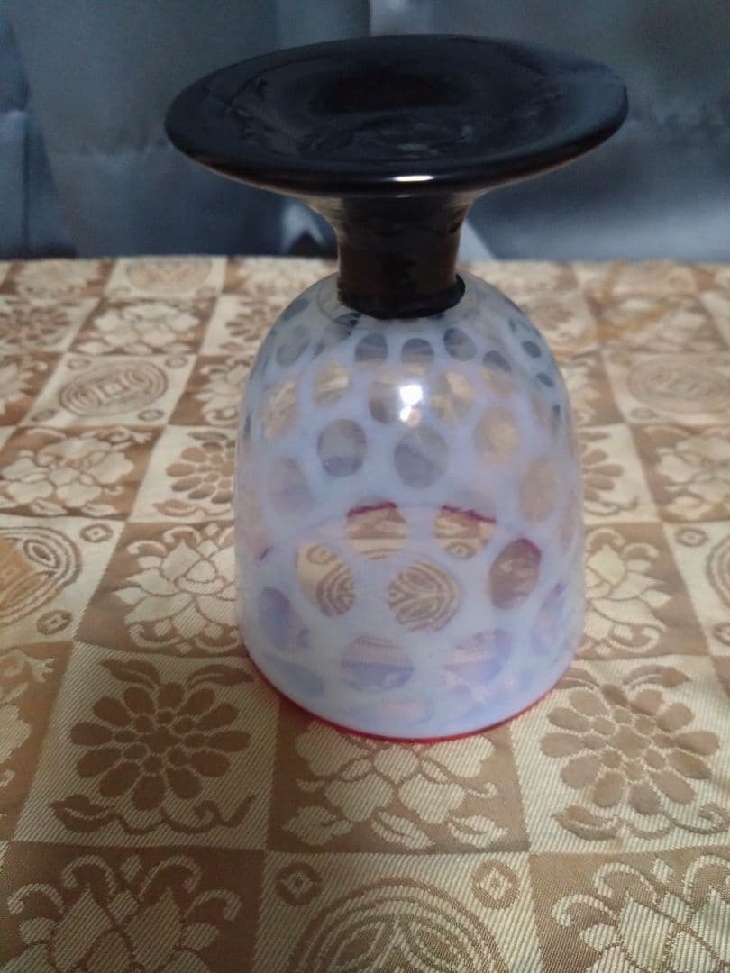 ★和ガラス氷コップ/大正昭和レトロモダン美品★