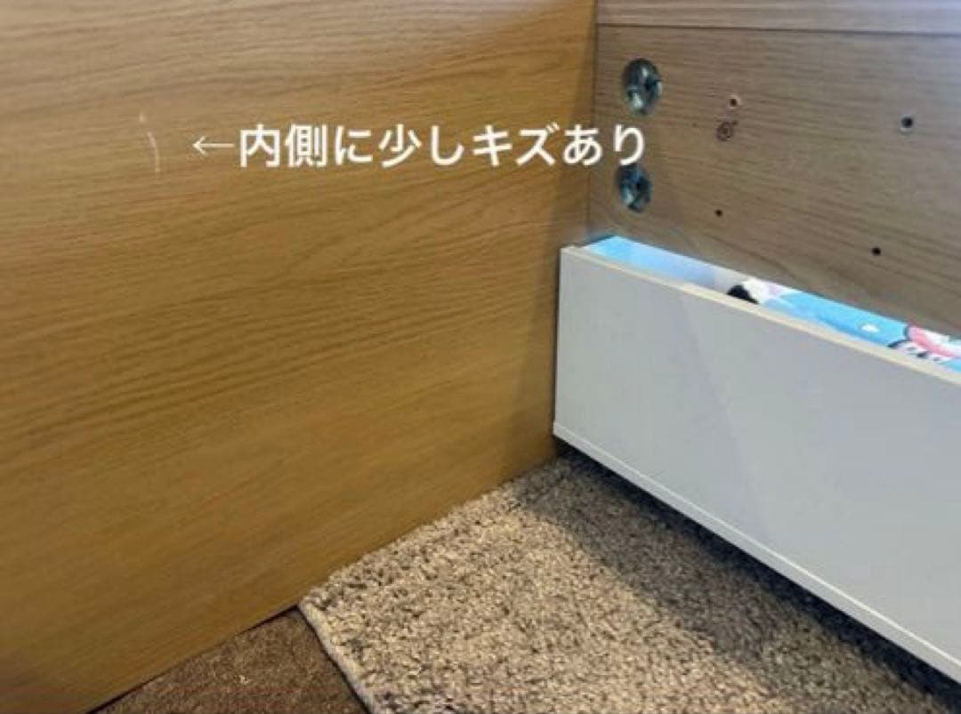 引取限定2/28までIKEA ベッド フレーム収納引出し2個付160x200cm