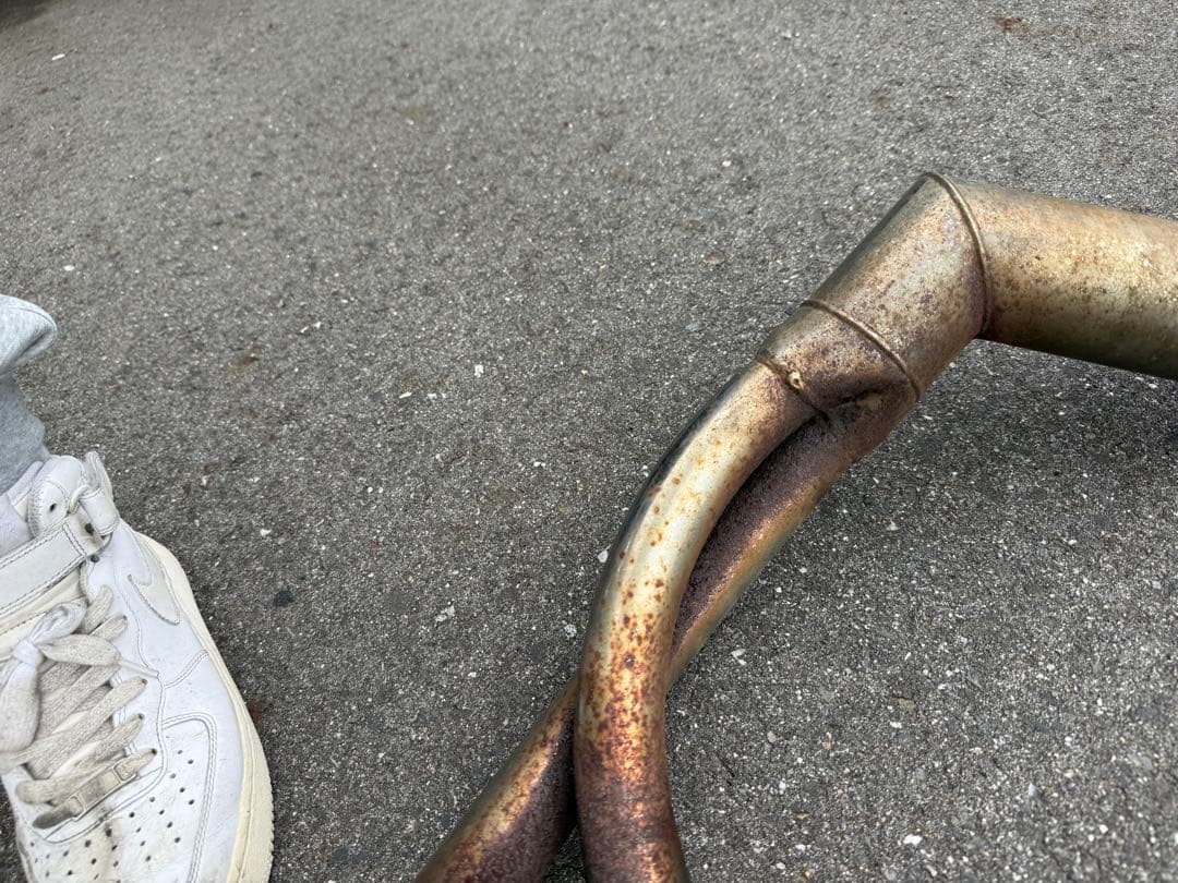 CB250T、CB400T用左出しマフラー