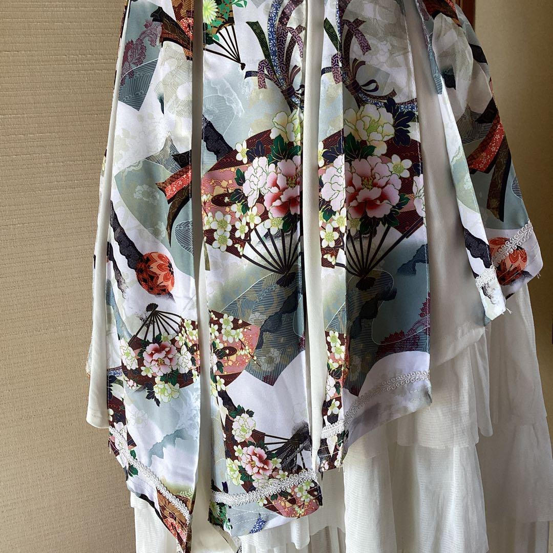 極美品！OZZ ONESTE 和チャイナ白セットアップ［商品番号9］