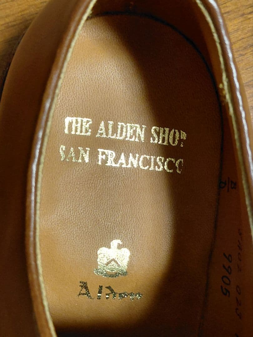 激レア　オールデン　ウイスキーコードバン　9905 US8D Alden