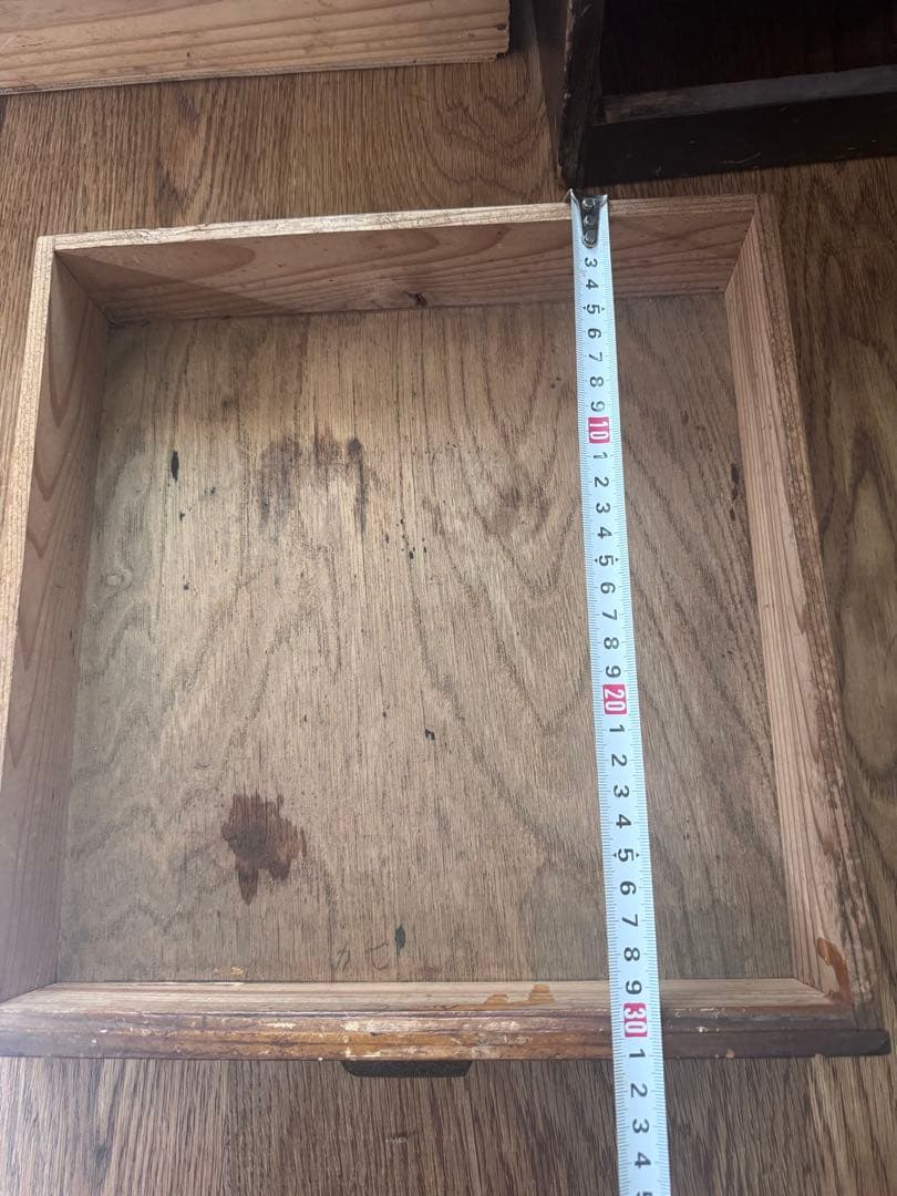 アンティーク引き出し棚 33×57×34