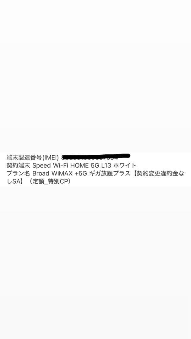 Speed Wi-Fi  5G L13 ルーター
