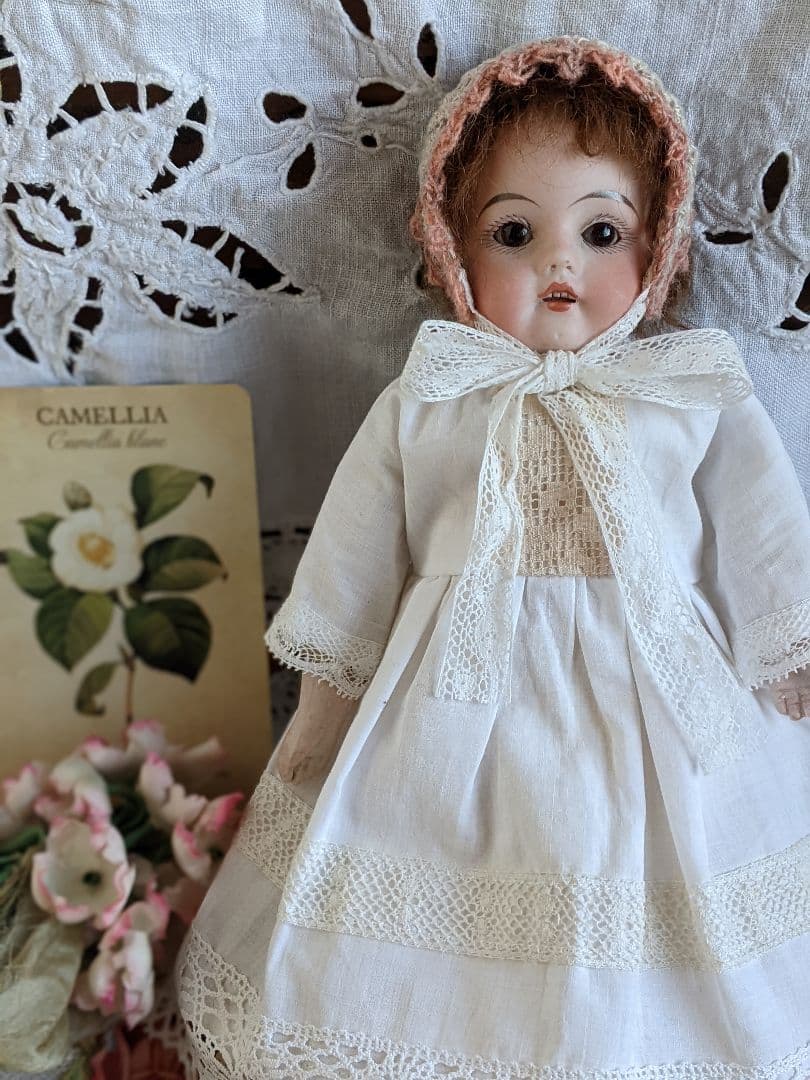 【c】アンティークビスクドール　ケストナー　約28cm