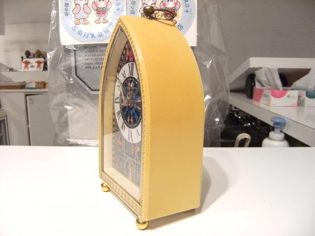 稼働品★昭和レトロ★80年代★日本製★当時物 セイコー オルゴール 目覚まし時計