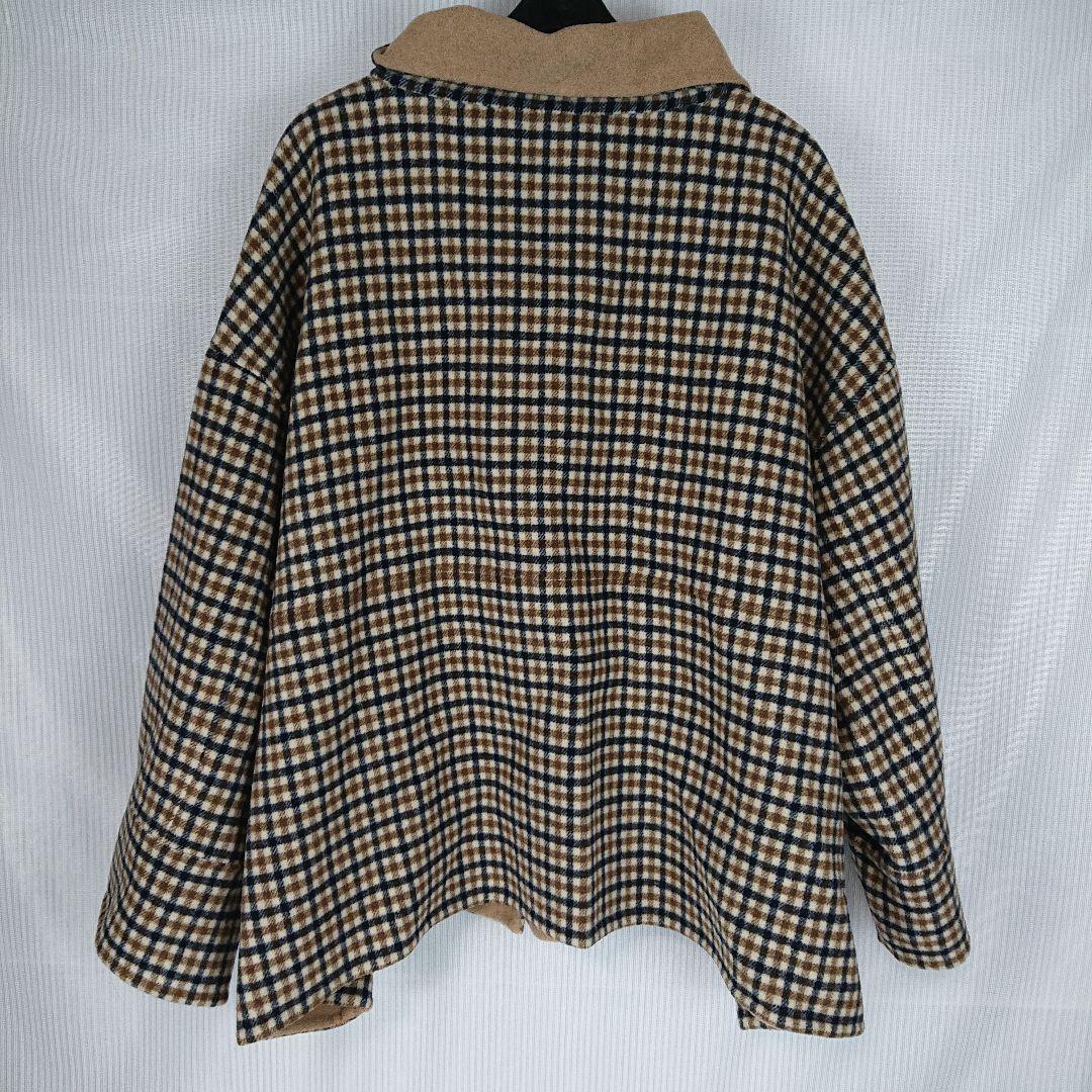 a870 SHIPS any リバースタンドカラーポンチョ ショー