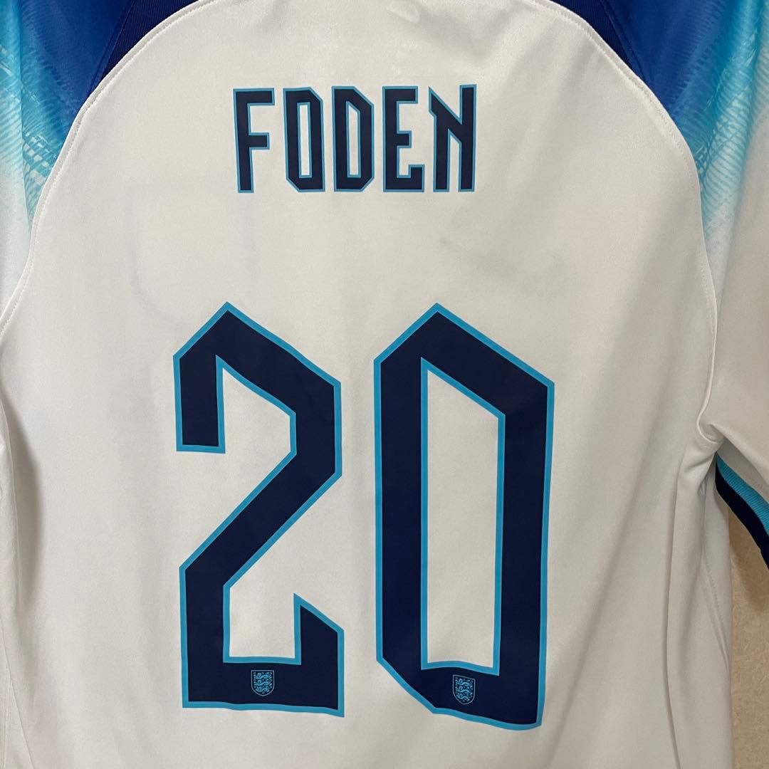 【正規品】イングランド代表 2022 W杯 フォーデン 20 ユニフォーム L