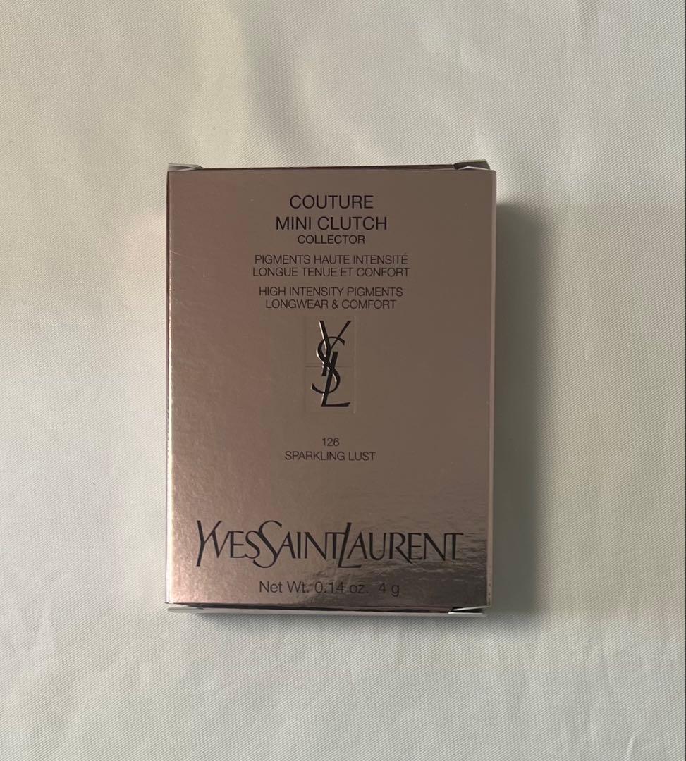 新品 ysl クチュール ミニ クラッチ 126 スパークリング ラスト