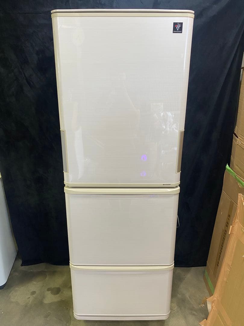 SHARPノンフロン冷凍冷蔵庫350L 2016年製SJ-PW35C-C