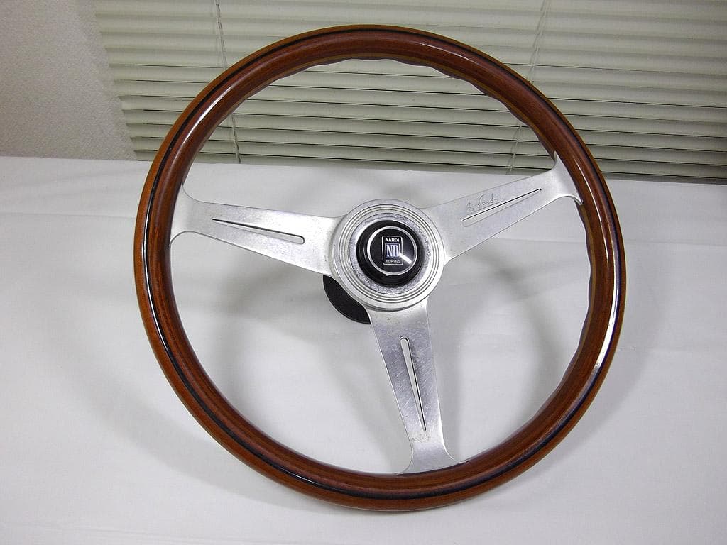 当時物！NARDI ナルディ クラッシック ウッドステアリング・ハンドル 365
