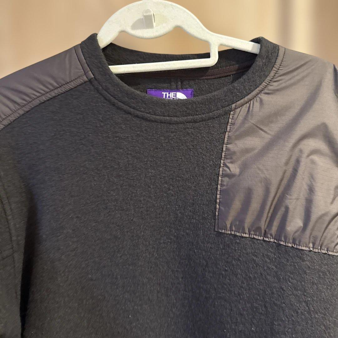 ノースフェイスパープルレーベル　茶スウェット M