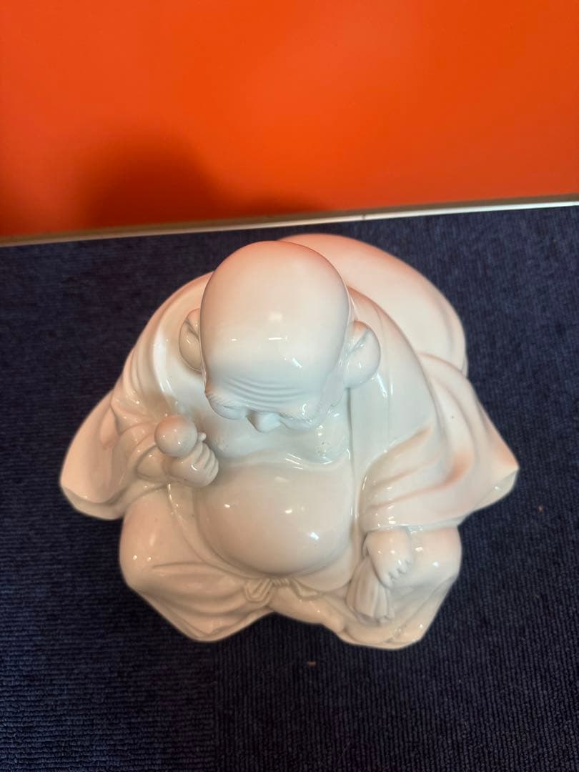 2061 平戸　白磁　布袋様　七福神　春画　美人画　縁起物　置物　古美術