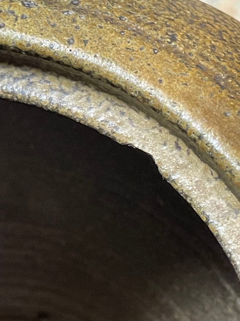 古備前　伊部胴張水指