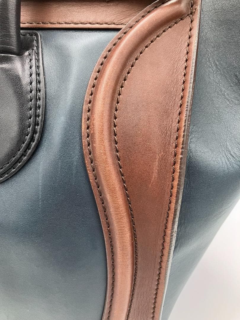 CELINE セリーヌ ラゲージ ミニ ショッパー ハンドバッグ レザー