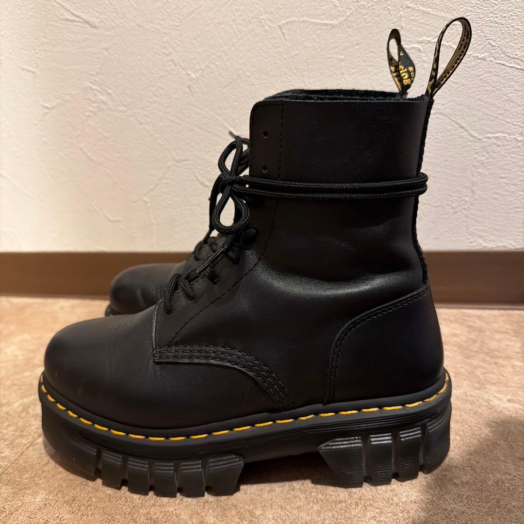 ドクターマーチン 厚底 ブラック ブーツ 正規品